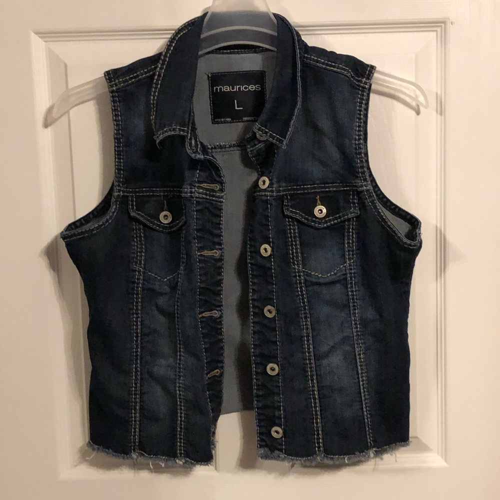 Denim vest